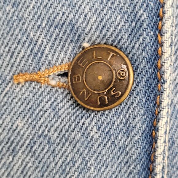 Vintage Native-American Denim Jacket Womens L/XL 23x29 Baggy - Picture 11 of 15